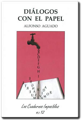Portada del poemario Diálogos con el papel"