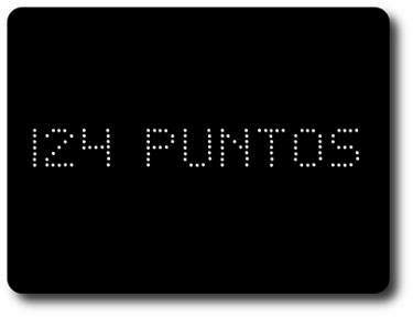 124 puntos