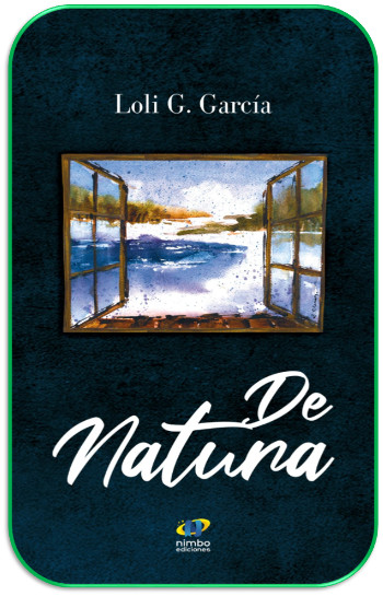 portada del poemario De Natura de la poeta  Loli G. García 