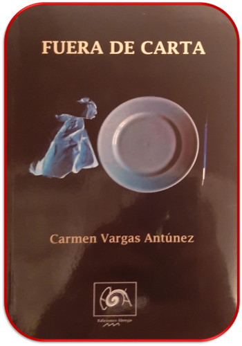 portada del poemario Fuera de carta, de la poeta  y escritora  Carmen Vargas